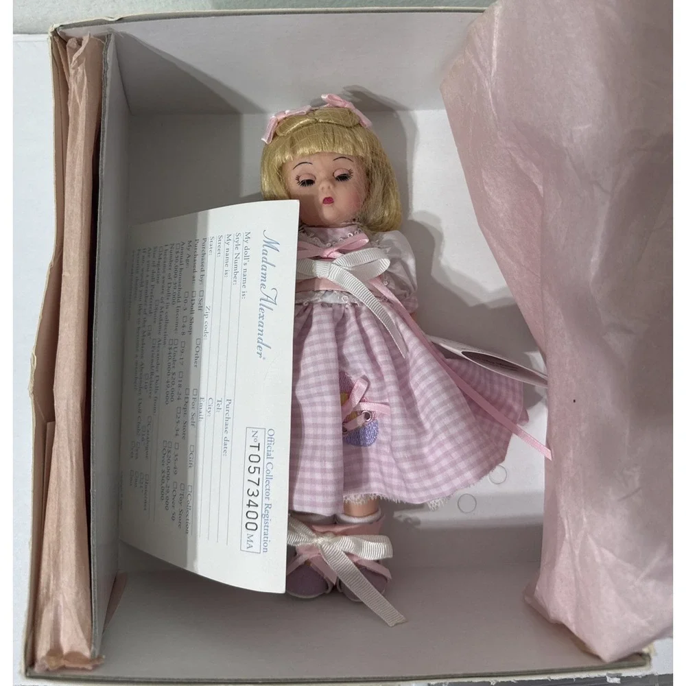 2000 Madame Alexander Doll: I Can Tie My Shoes #36185 Boxed Insert Card Tags NEW